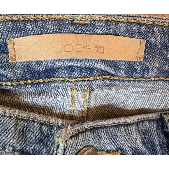 Joe's Jeans Women's 28 The Milla High Rise Straight Ankle Distressed Light Wash‎ - Picture 10 of 16